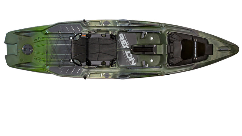 recon-120-sit-on-top-kayak mesa camo helix drive ready large storage hatch 
