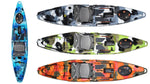 moken 12.5 v2 fishing kayak paddle kayak High/Low seating system sonar pod 