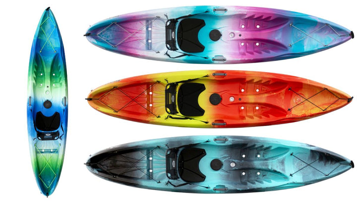 The SS127 Paddle “Sit/Stand” Fishing Kayak by Bonafide – Action