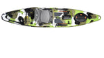 moken 12.5 v2 fishing kayak green camo paddle kayak High/Low seating system sonar pod 