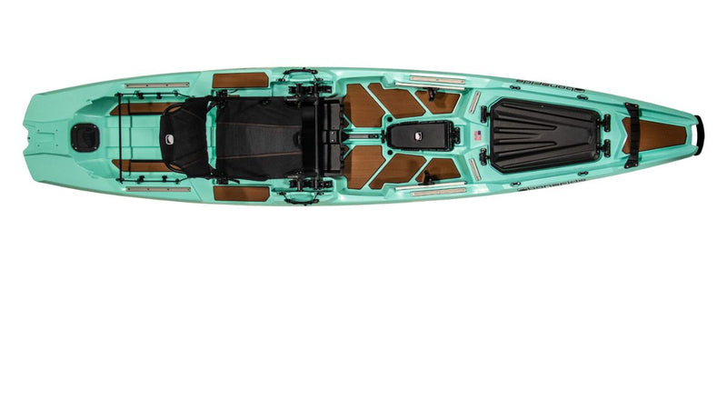 Bonafide SS127 Kayak aqua high low seating anti slip deck fishfinder ready