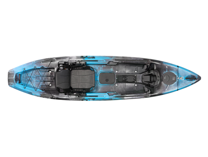 RADAR 115—Tri-Powered Kayak-midnight pedal ready transducer pod