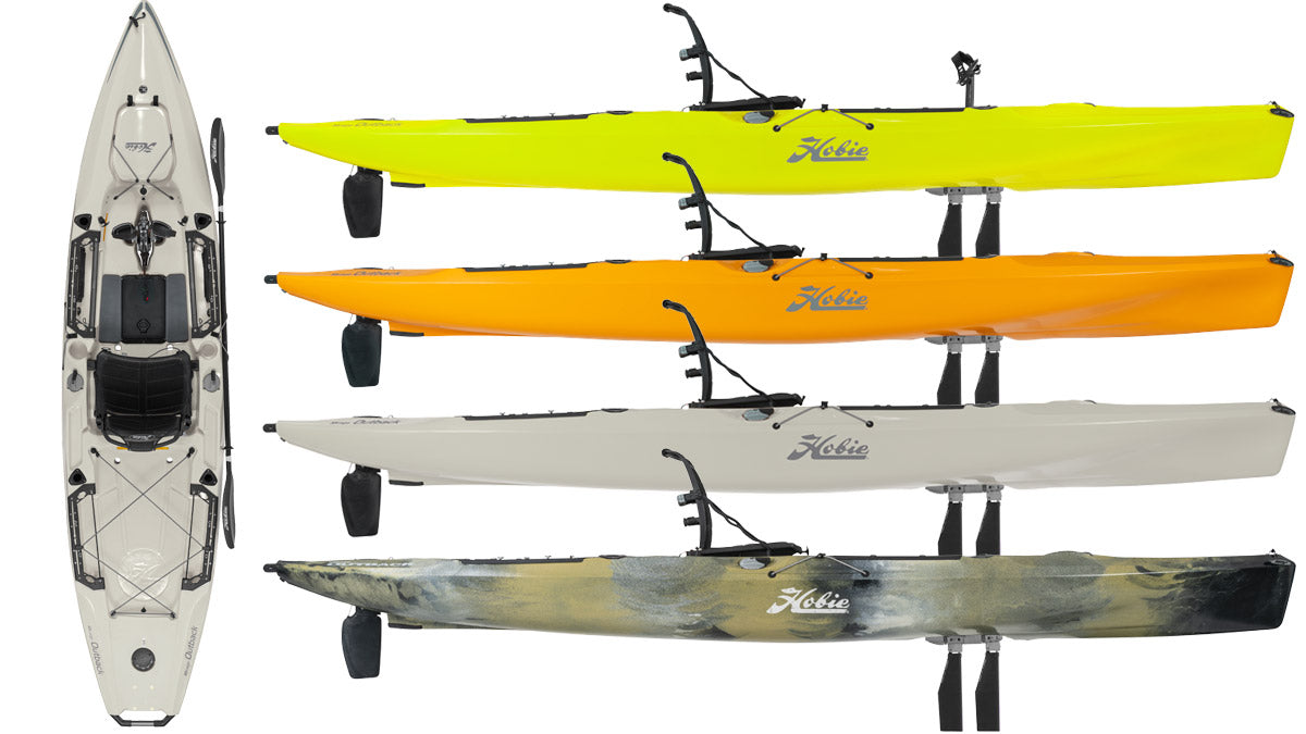 Hobie Mirage Outback—SitonTop Pedal Kayak with MirageDrive 180 TURBO