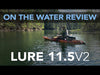 lure 11.5 fishing kayak high/low seat fishfinder pod video