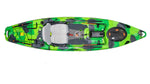 lure 11.5 fishing kayak high/low seat fishfinder pod green flash